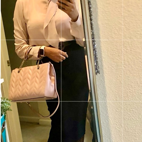 Kate Spade Brier Lane Pink Quilted Leather Shoulder Bag. - Picture 3 of 14